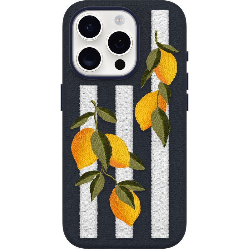 product image 2 - iPhone 15 Pro Max Skal Symmetry Series Cactus Leather Embroidery