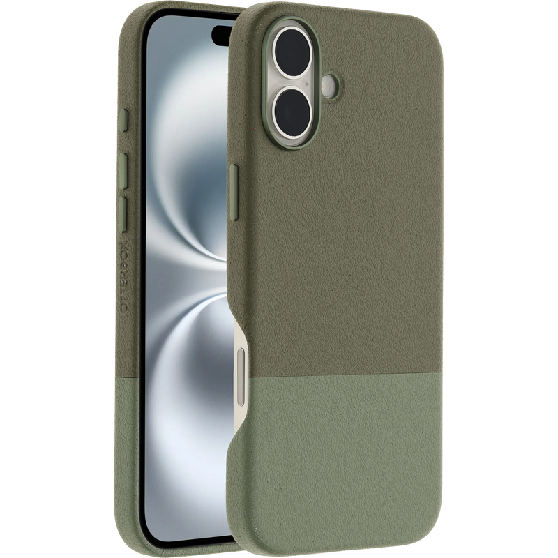 product image 1 - iPhone 16 Plus Skal Statement Series Cactus Leather för MagSafe