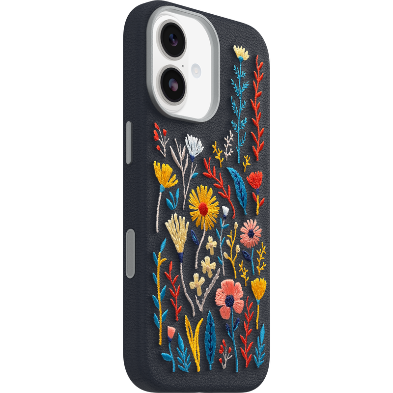product image 2 - iPhone 17 Skal Symmetry Series Cactus Leather Embroidery