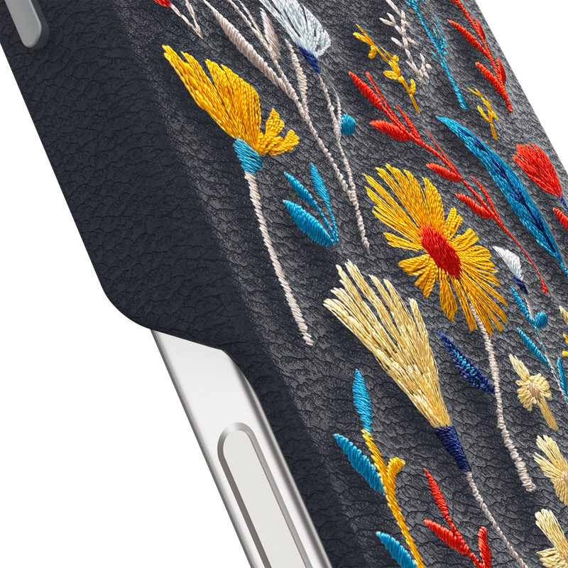 product image 3 - iPhone 16 Pro Max Skal Symmetry Series Cactus Leather Embroidery