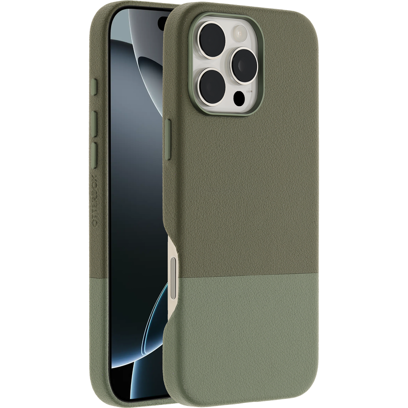 product image 1 - iPhone 16 Pro Max Skal Statement Series Cactus Leather för MagSafe