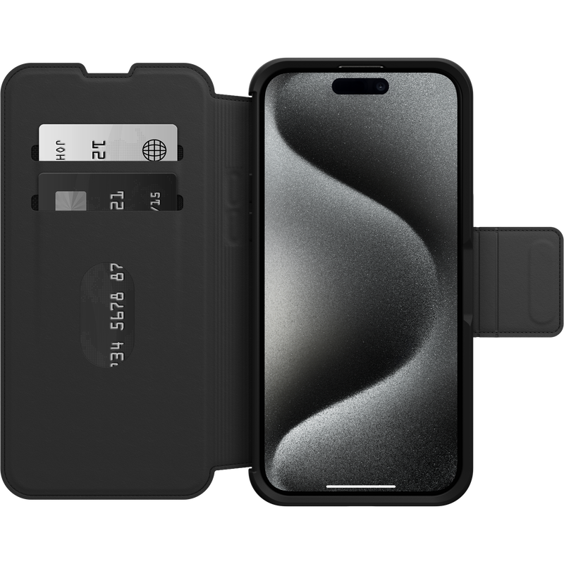 product image 2 - iPhone 15 Pro Max Skal Strada Series Folio MagSafe