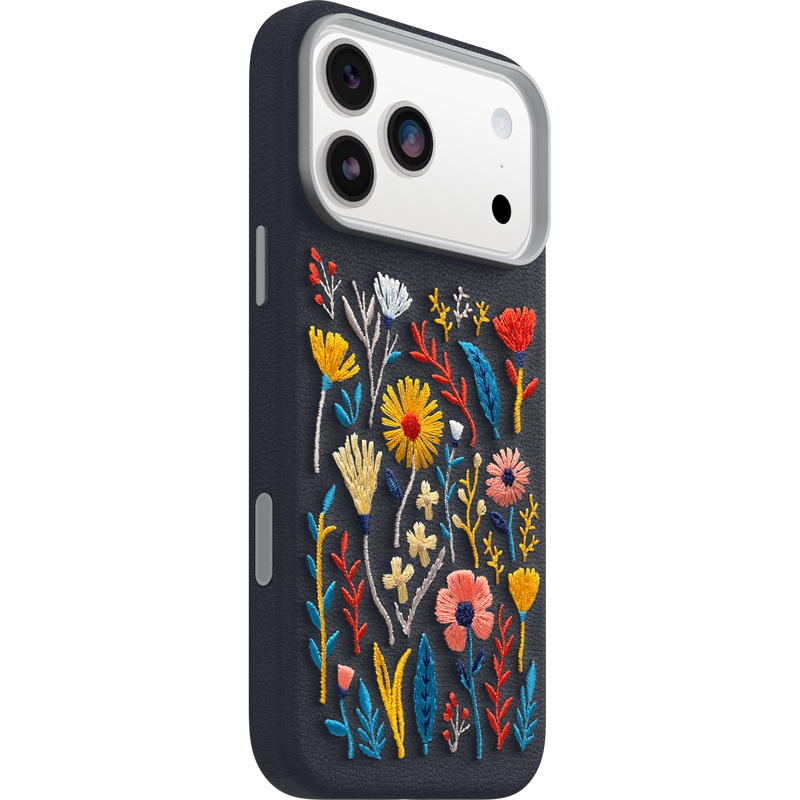 product image 2 - iPhone 17 Pro Max Skal Symmetry Series Cactus Leather Embroidery