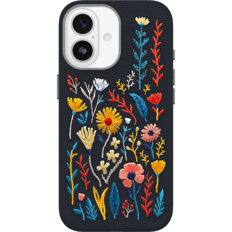 product image 1 - iPhone 17 Skal Symmetry Series Cactus Leather Embroidery