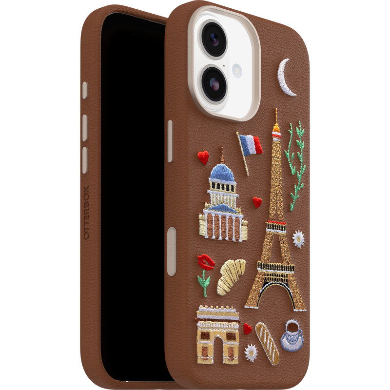 product image 5 - iPhone 17 Skal Symmetry Series Cactus Leather Embroidery