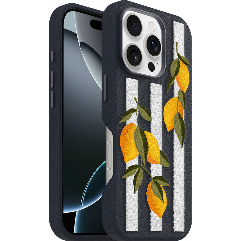 product image 1 - iPhone 16 Pro Custodia Symmetry Series Cactus Leather Embroidery