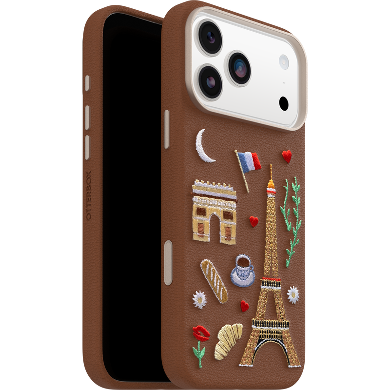 product image 5 - iPhone 17 Pro Max Skal Symmetry Series Cactus Leather Embroidery