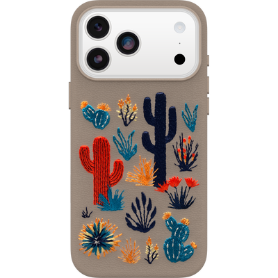iPhone 17 Pro Max Skal | Symmetry Series Cactus Leather Embroidery