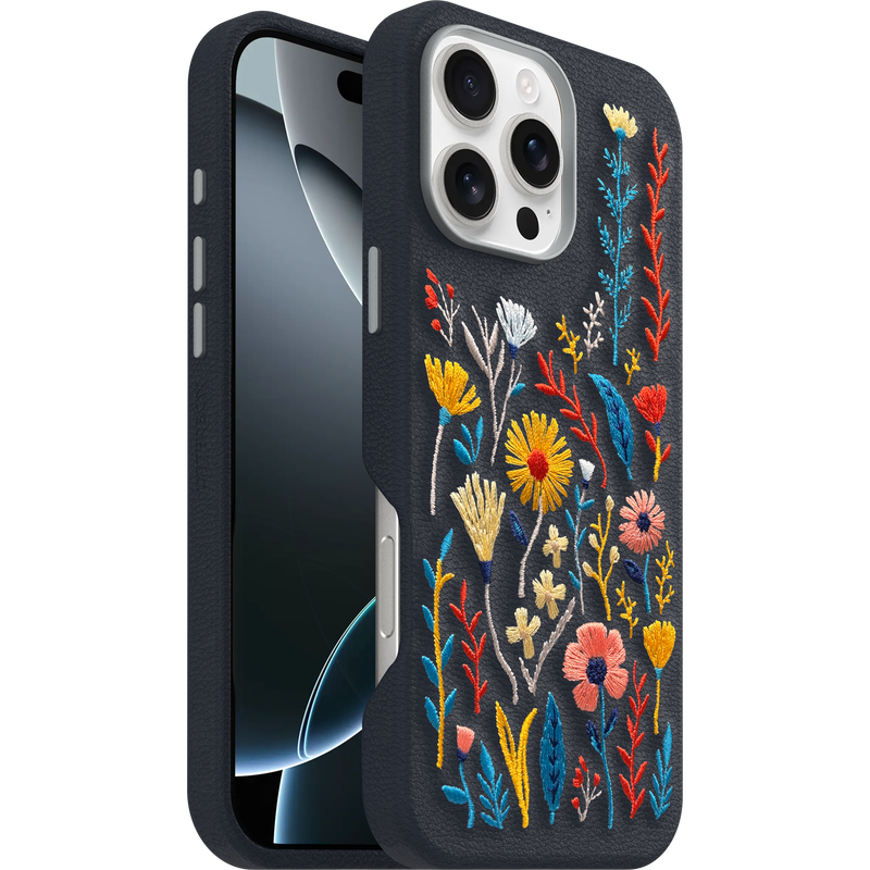 product image 1 - iPhone 16 Pro Max Skal Symmetry Series Cactus Leather Embroidery