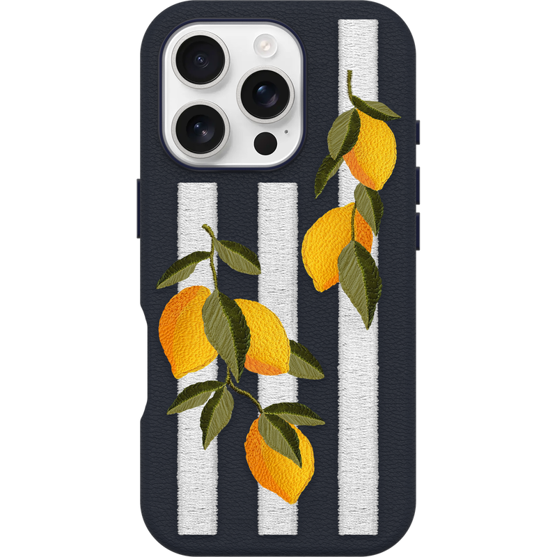 product image 2 - iPhone 16 Pro Custodia Symmetry Series Cactus Leather Embroidery