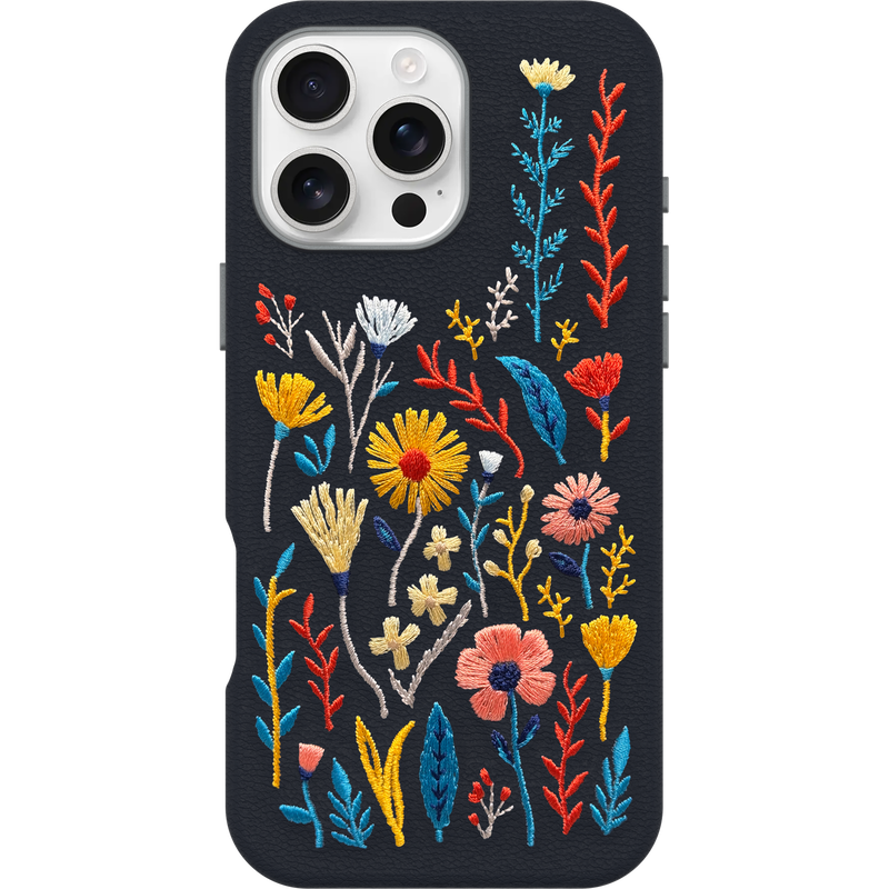 product image 2 - iPhone 16 Pro Max Skal Symmetry Series Cactus Leather Embroidery