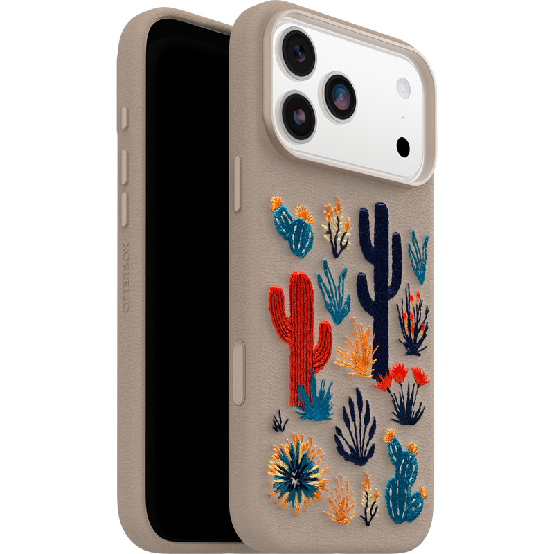 product image 5 - iPhone 17 Pro Max Skal Symmetry Series Cactus Leather Embroidery