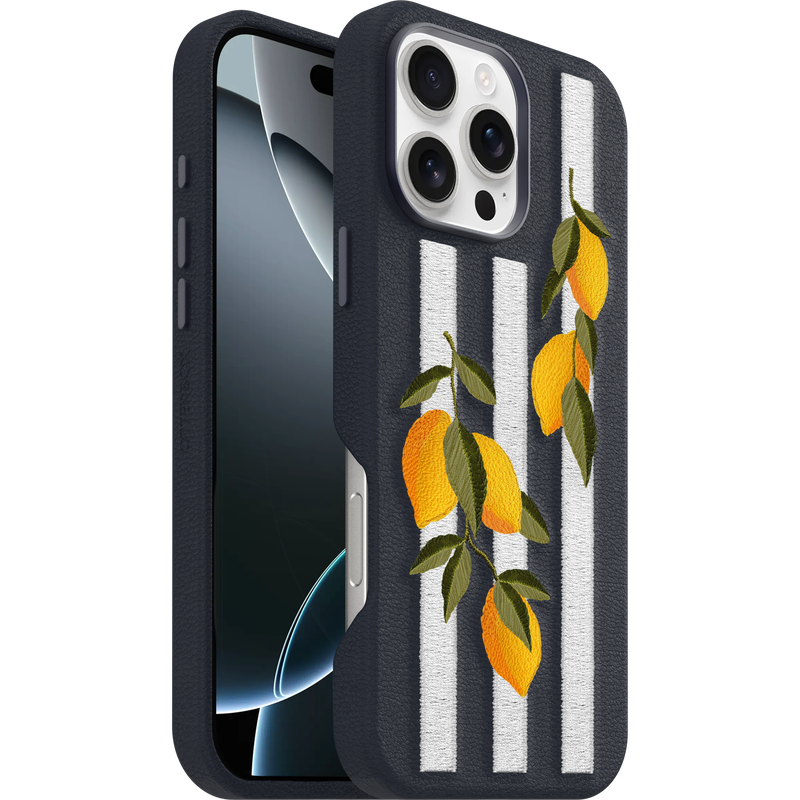 product image 1 - iPhone 16 Pro Max Skal Symmetry Series Cactus Leather Embroidery