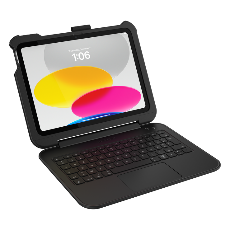 product image 1 - iPad (A16/10th gen) Case with Keyboard Achiever Series Keyboard 360