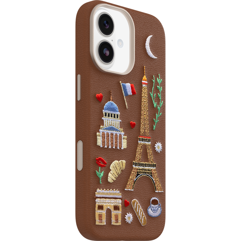 product image 2 - iPhone 17 Skal Symmetry Series Cactus Leather Embroidery