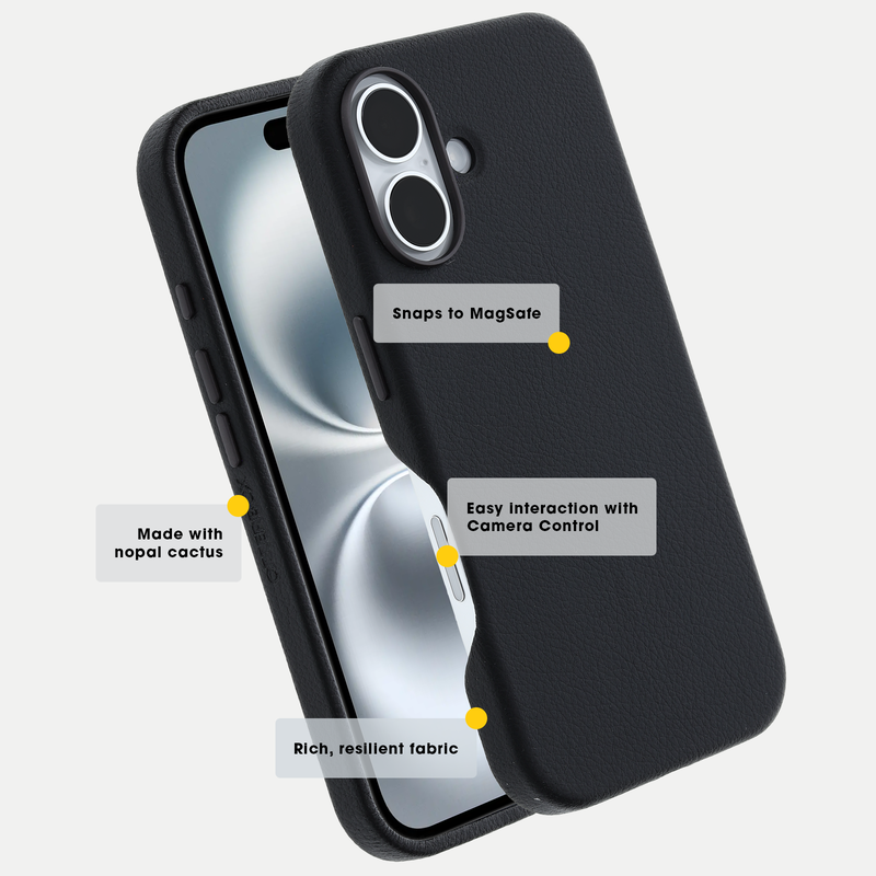 product image 5 - iPhone 16 Skal Symmetry Series Cactus Leather för MagSafe