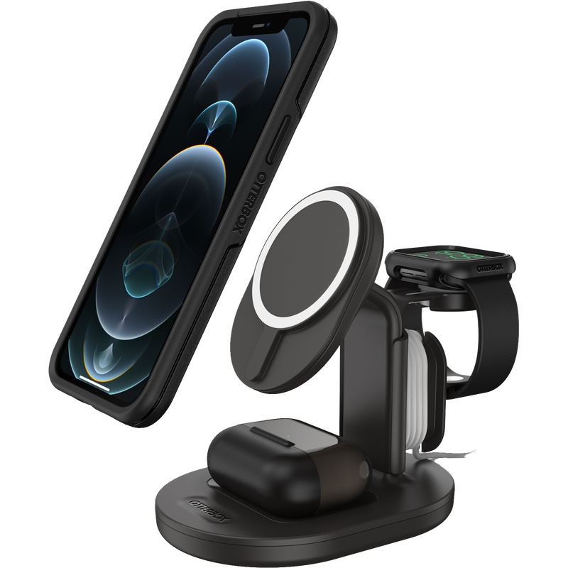 product image 2 - iPhone med MagSafe 3-i-1 laddningsstation för MagSafe