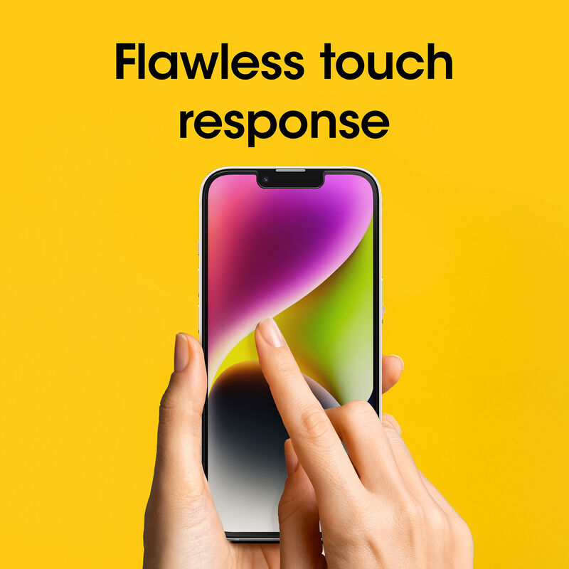 product image 3 - iPhone 16e and iPhone 14/13 Pro/13 Screen Protector Premium Glass Antimicrobial