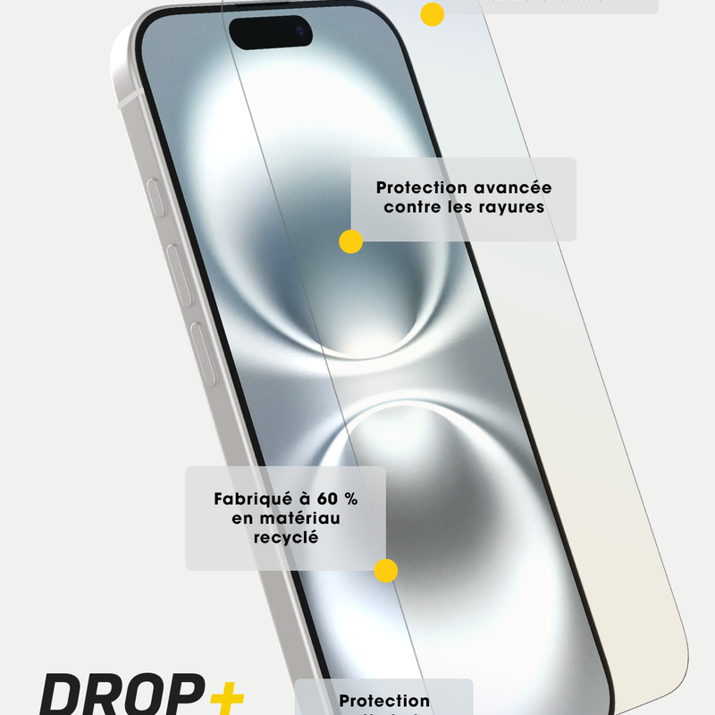 product image 3 - Protecteur d'&eacute;cran iPhone 16 Pro Max Premium Pro Glass Blue Light Guard